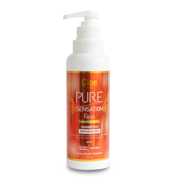 Botella de Shampoo Cloe Pure Sensation Repair de 400ML