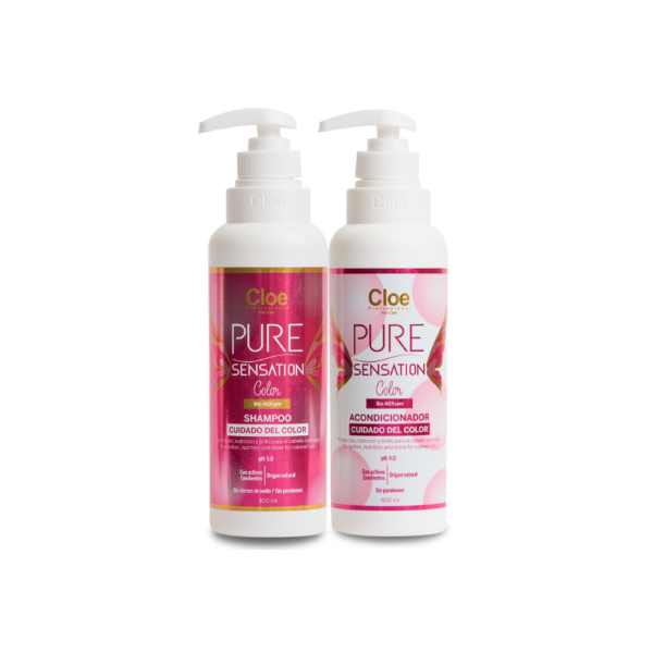 Shampoo más acondicionador Cloe Pure Sensation Color para cabello teñido