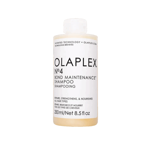 Botella de Olaplex No.4, champú de mantenimiento para reparar, fortalecer y nutrir todo tipo de cabello. Tamaño: 250 ml / 8.5 fl. oz