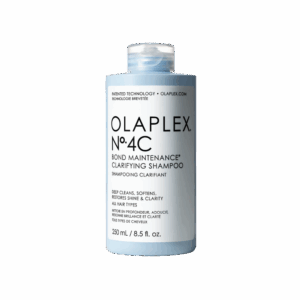 Botella de Olaplex No.4C, champú clarificante que limpia en profundidad y suaviza el cabello. Tamaño: 250 ml / 8.5 fl. oz.