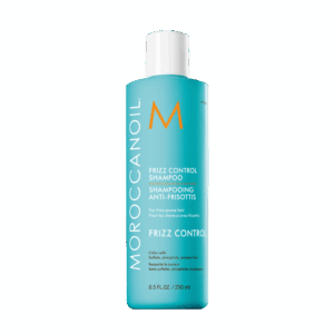Champú Moroccanoil Frizz Control de 250 ml, seguro para el color, libre de sulfatos, fosfatos y parabenos, diseñado para cabello con frizz.
