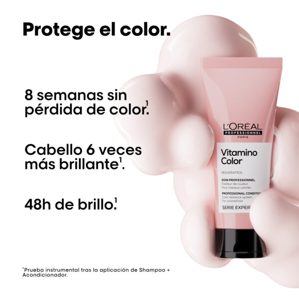 Beneficios del Acondicionador Vitamino Color: brillo prolongado y color duradero