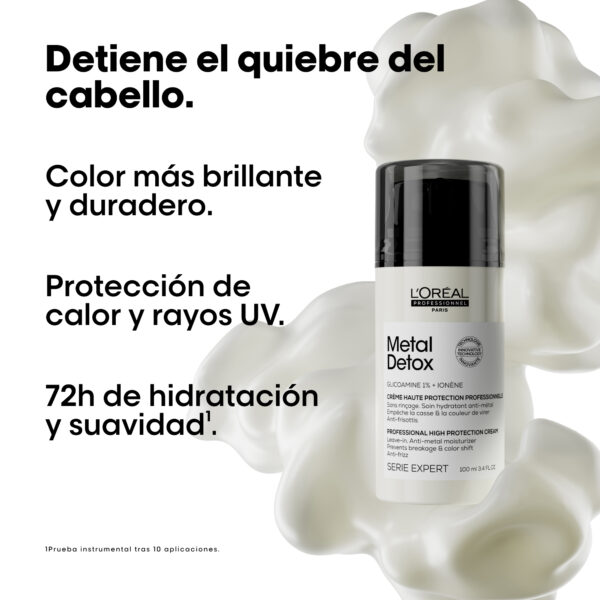 Beneficios de la crema Metal Detox: hidratación, protección y brillo