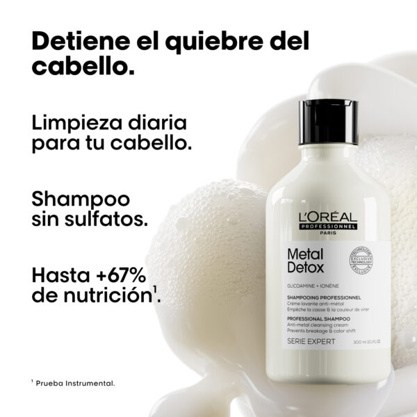 Beneficios del shampoo Metal Detox de L'Oréal Professionnel