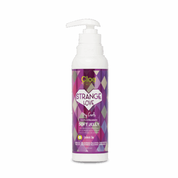 Strange Love Soft Jelly de Cloe para rizos definidos, fórmula ligera con cornfit y macadamia
