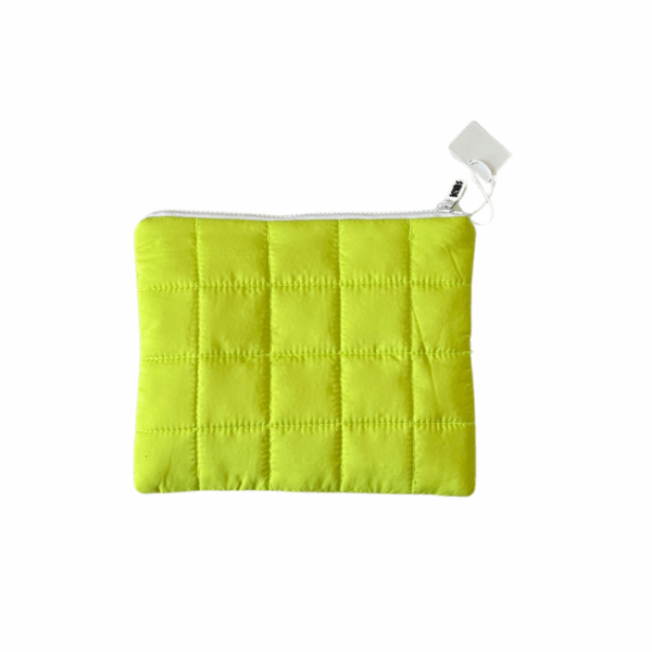 Neceser acolchado K18 color verde lima