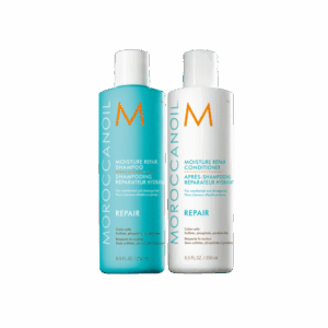 Pack de shampoo y acondicionador Moroccanoil Moisture Repair 250 ml