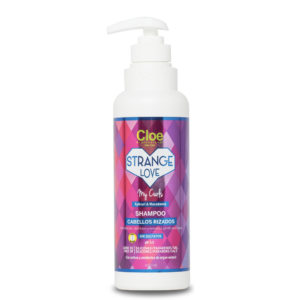 Botella de shampoo Strange Love My Curls para cabellos rizados, con Xylicur y macadamia, libre de sulfatos, siliconas y parabenos, 400 ml