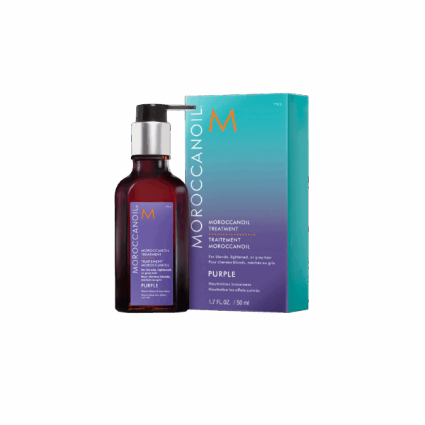 Tratamiento Moroccanoil Purple 50 ml con caja y dosificador